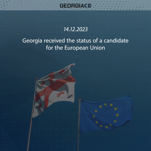 Georgia received the status of a candidate from the European Union!